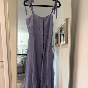 Creatures of Comfort Silk Linen Dress